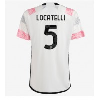 Pánský Fotbalový dres Juventus Manuel Locatelli #5 2023-24 Venkovní Krátký Rukáv